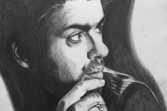 2871 George Michael potloodtekening